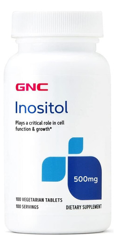 Suplementos Gnc Inositol 500 Mg, 1 - Unidad a $1539