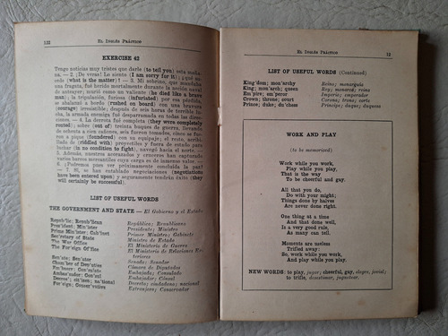 El Inglés Práctico. 2° Libro. Academias Pitman