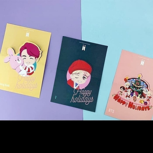 Imagen 4 de 4 de Carta Postal Bts Bt21 Kpop 2019 Importadas Corea Exclusivas