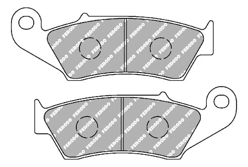 Pastilla Freno Honda Crf 230 F Delantero 03/08 Fa 185