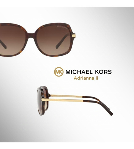 Michael Kors Lentes Sol Mujer Adriana Ii Oversized Marrón