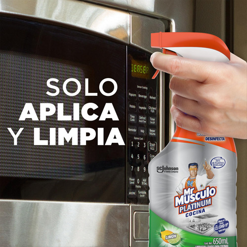 Limpiador Líquido Para Cocinas Desengrasante Aroma Limón