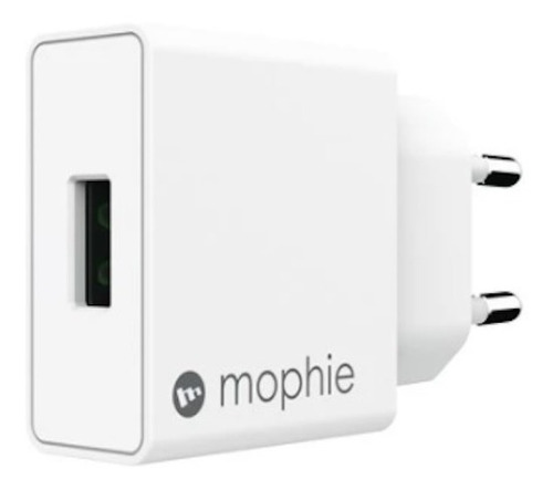 Cardador De Pared Mophie Usb-a 18w Blanco 