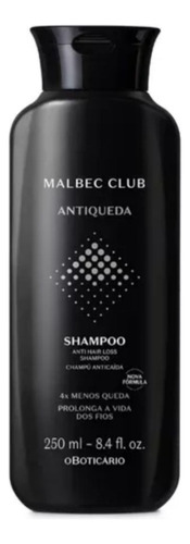  Oboticario Malbec Club Shampoo Antiqueda 250ml