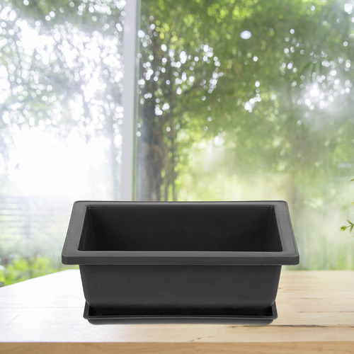 Maceta Rectangular Grande Con Contenedores Florales, Maceta