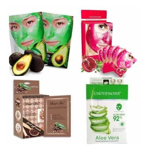 Imagen 3 de 10 de 100 Pz *surtido Mixto* Mascarillas Facial Ojos Labios Puntos