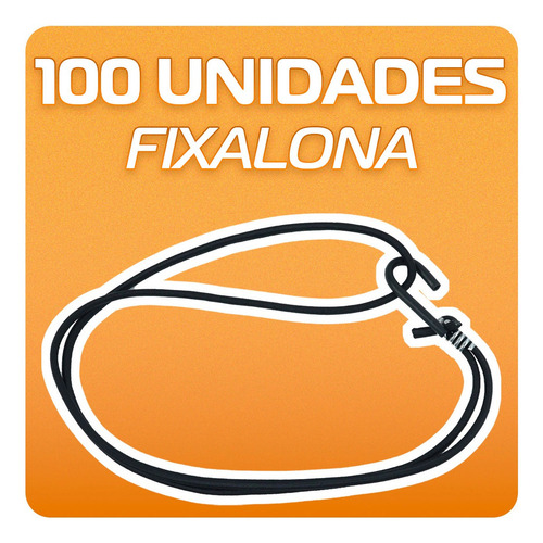 Tensor Lastico Caminhão Corda Lona C/ Gancho 100 Un 60 Cm