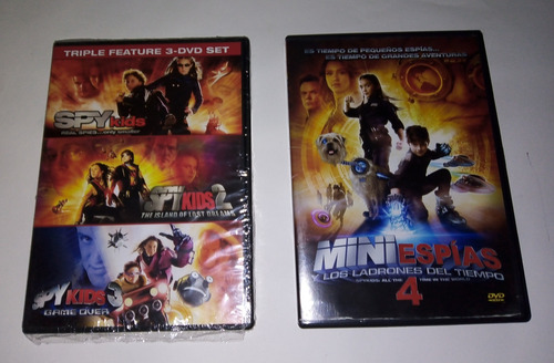 Spy Kids 1,2y3 + Mini Espías 4 - 4dvds Español Latino (Usado)