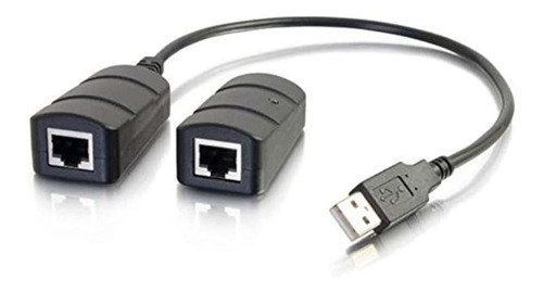 Extensor De 1 Puerto Usb2.0 Sobre Cat5 Cat6 (hasta 150 Pies)