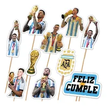 Comprar Topper Pincho Cupcake Muffins Torta X10u Seleccion Argentina Azul Acero Seleccion Argentina 2