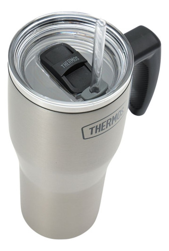 Vaso Térmico Thermos Classic Con Asa 850ml Acero Ot-850ms-ti
