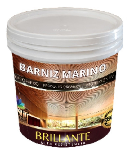 Barniz Marino Sintético Brillante Nogal  Galón 4lts