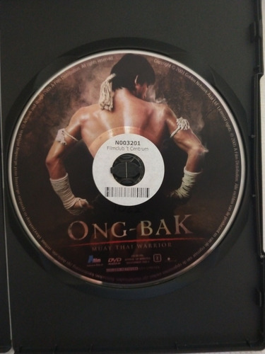 Dvd Ong Bak Muay Thai Warrior Tony Jaa Mum (Usado)