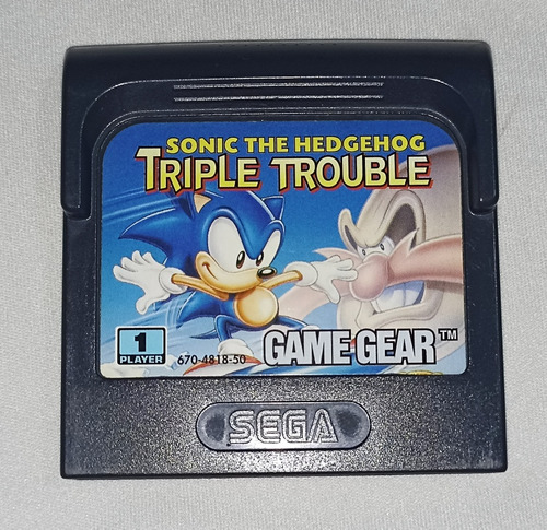 Sonic Triple Trouble Sega Game Gear Original