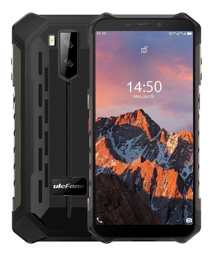 Imagen 3 de 4 de Ulefone Armor X5 Pro Dual SIM 64 GB negro 4 GB RAM