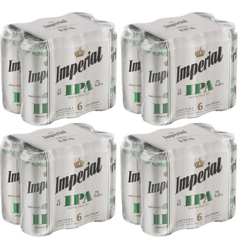 Cerveza Imperial Lata Ipa 473cc Pack X 24