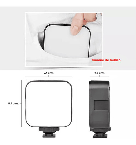 Estabilizador Trípode 6 En 1 Set Grabación Vlogger Celular