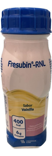 Fresubin Rnl 400 Kcal 6 G Caixa de proteína Fresenius 24 peças com sabor de baunilha