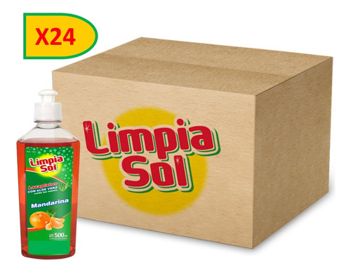 Limpia Sol Lavaplatos Mandarina 500ml (x24 Unid)