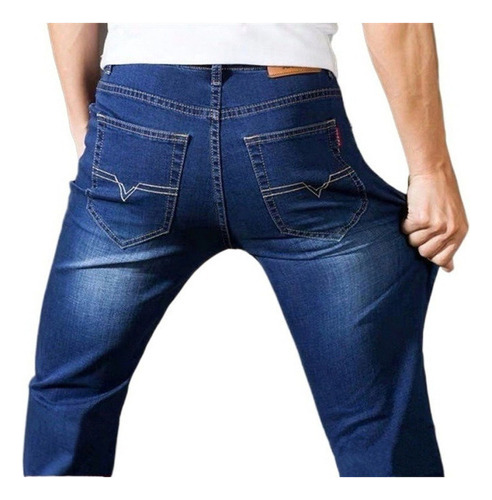 Pantalones Vaqueros Elásticos Para Hombre