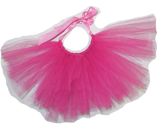 Pawpatu Tutu De Tul Para Perros O Gatos, Grande, Rosa Intens