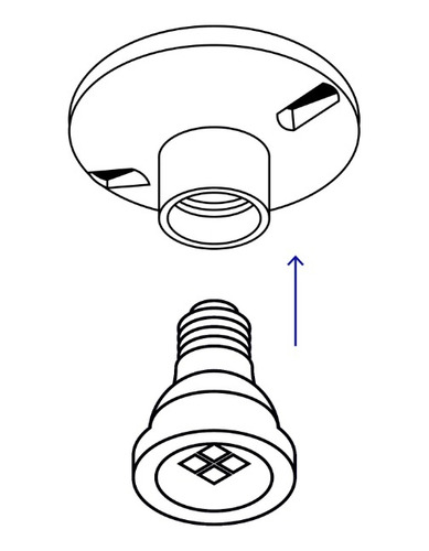 Socket Para Foco Portalampara E26 Tipo Anuncio 4a 46517
