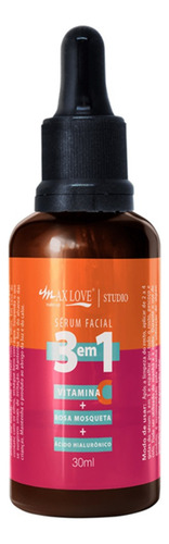 Dermaroller System 1.5mm + Sérum 3em1 Vitamina C Max Love