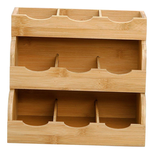 Soporte Organizador De Bolsitas De Té De Madera, Multiusos,