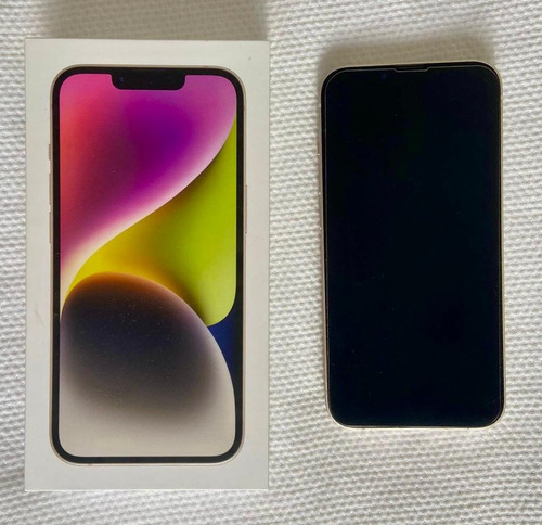 Iphone 14 Starlight 256gb - Muy Poco Uso - Bateria Al 92% Crema (Usado)