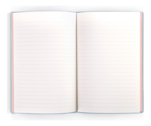 Libreta Tipo Piel Deli Cuaderno A5 Notebook Pastel 96h Color Azul Pastel