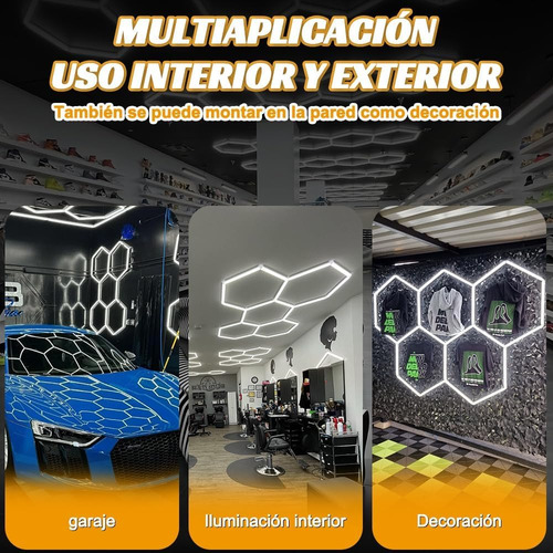 Luminária Colméia Hexagonal 110v/220v Led 5 Células