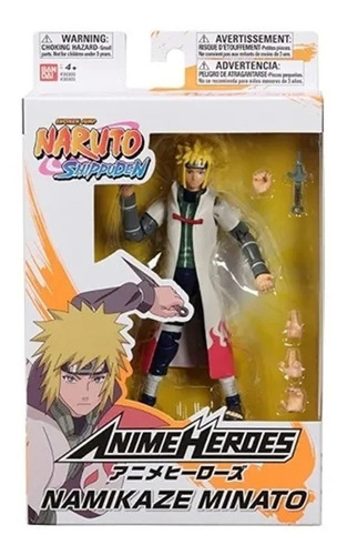 Naruto Anime Heroes Namikaze Minato Action Figure