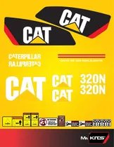 Comprar Calcomanías Para Maquinaria 320n Caterpillar Excavadora