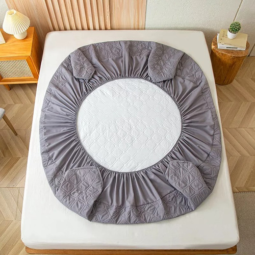 Protector De Colchón Impermeable Con Dos Fundas De Almohada