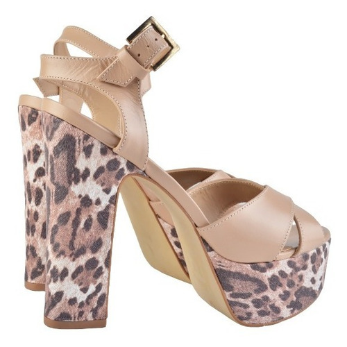 Sandalias Zapatos Cuero De Mujer Vallarta Ss2020 - Ferraro