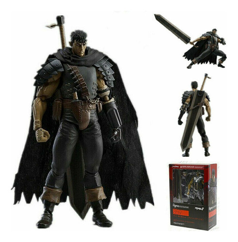 Berserk Guts Black Swordsman Ver. Figma 359 Acción Figura