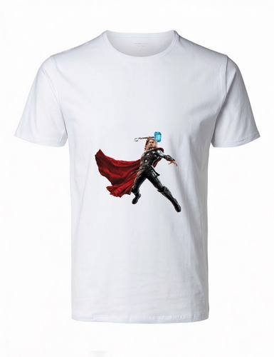 Polera Thor Marvel Avengers Estampada Algodon