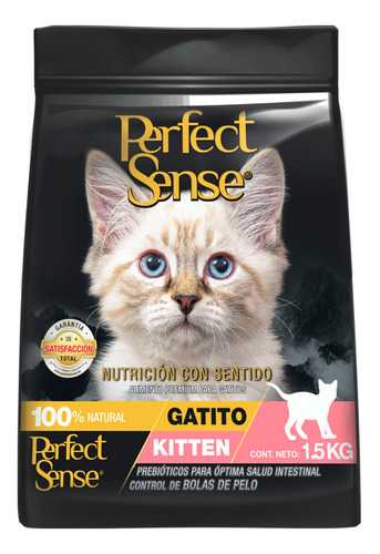 Alimento Para Gato Cachorro (kitten) 1.5 Kg Perfect Sense