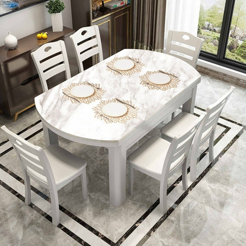 6 Manteles Individuales De Pvc Para Mesa De Comedor, Almohad