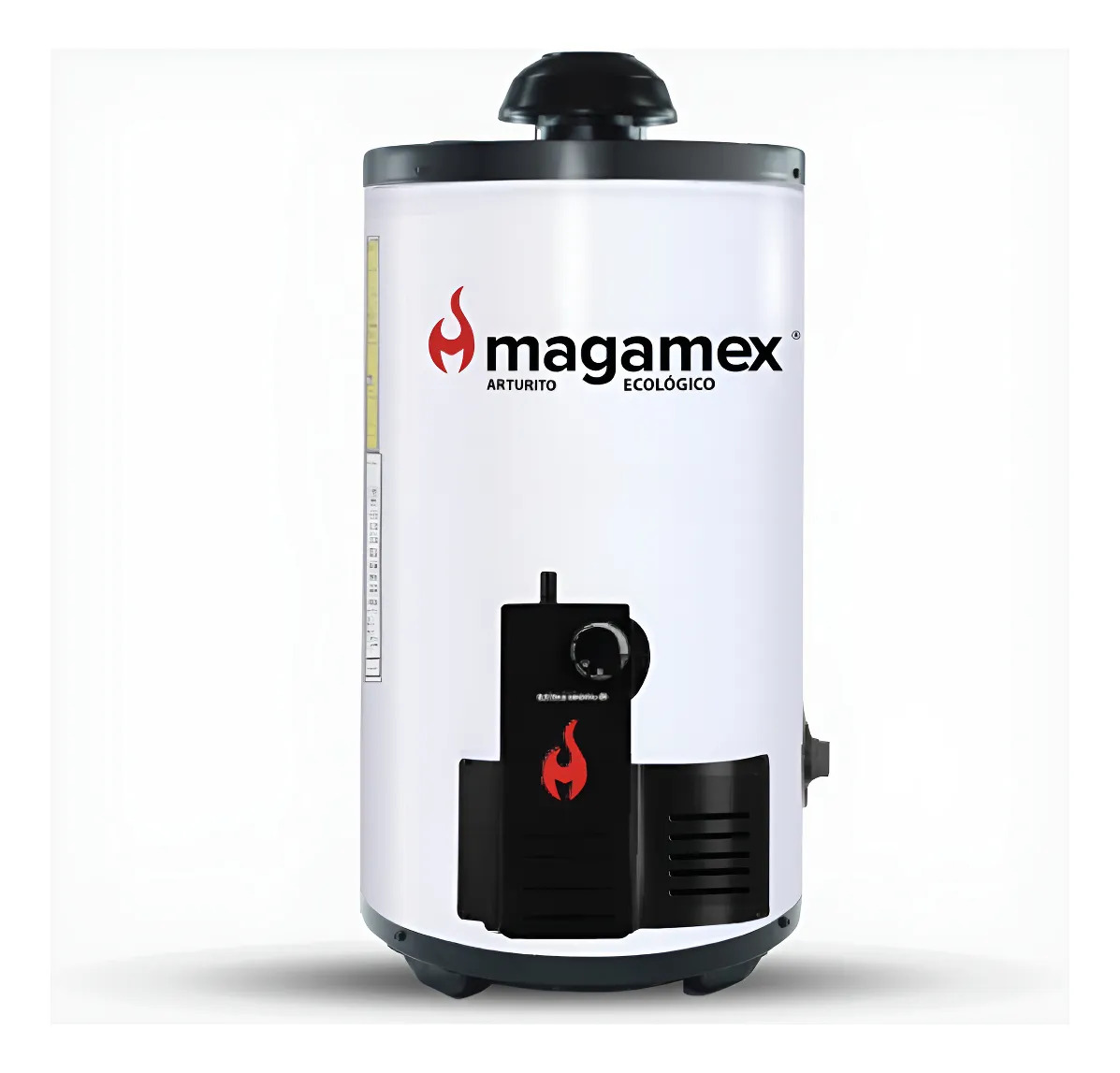 Calentador Boiler 38l Deposito Arturito Gas Natural Magamex Blanco