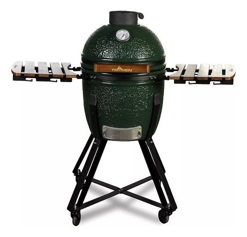 Horno Cerámico Ahumador Kamado Tromen Puma 18 A Leña Verde