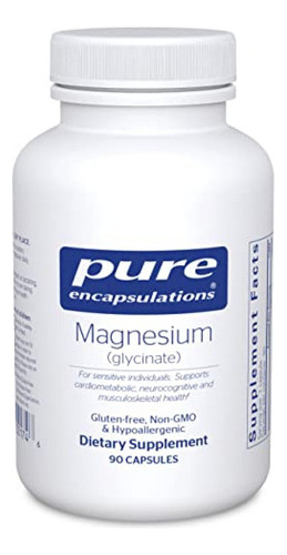 Glicinato Magnesio Encapsulaciones Puras Magnesio (glicinato