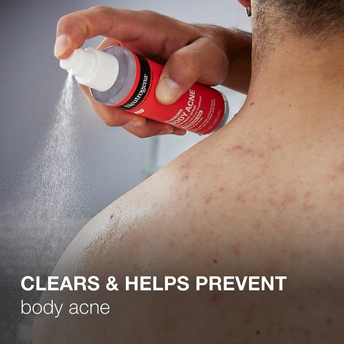 Neutrogena Spray Para El Acné Corporal Con Ácido Salicílico