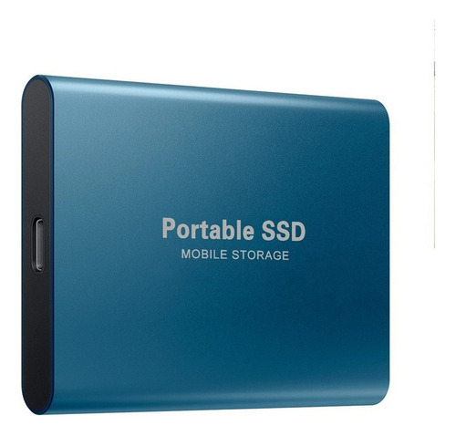 Unidad Móvil 500g Disco Duro Externo Portátil Usb 3.1 Color Azul