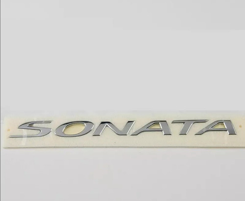 Emblema Sonata De Hyundai Color Plateado