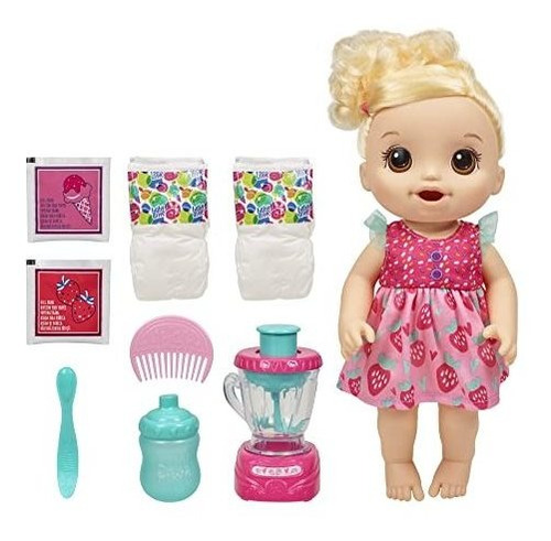 Baby Alive Magical Mixer Baby Doll, Strawberry Shake