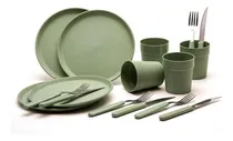 Comprar Set Camping 16 Piezas Plato Vaso Cubiertos Carol Bazar Areia