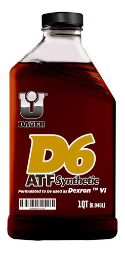 Aceite Atf D6 Dexron Vi Para Transmision Automatica Daver