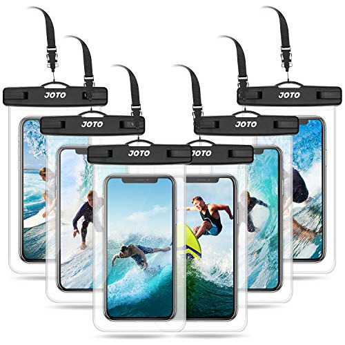 Joto 6 Pack Universal Waterproof Phone Holder Pouch, Yrsnx