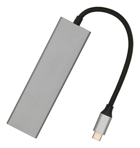 Hub Usb C 6 En 1 De Aleación De Aluminio, 100 W, Carga Pd, 4